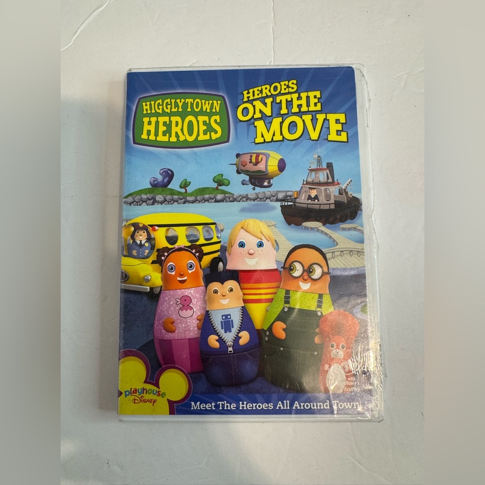 Disney Higglytown Heroes On the Move DVD Playhouse Disney RARE NEW SEALED